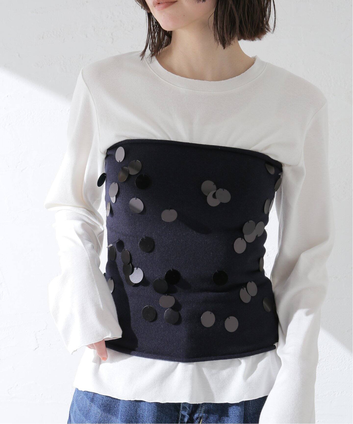 EXTREME CASHMERE X n8 belt 08-001-16-TU-13：チューブトップ 
