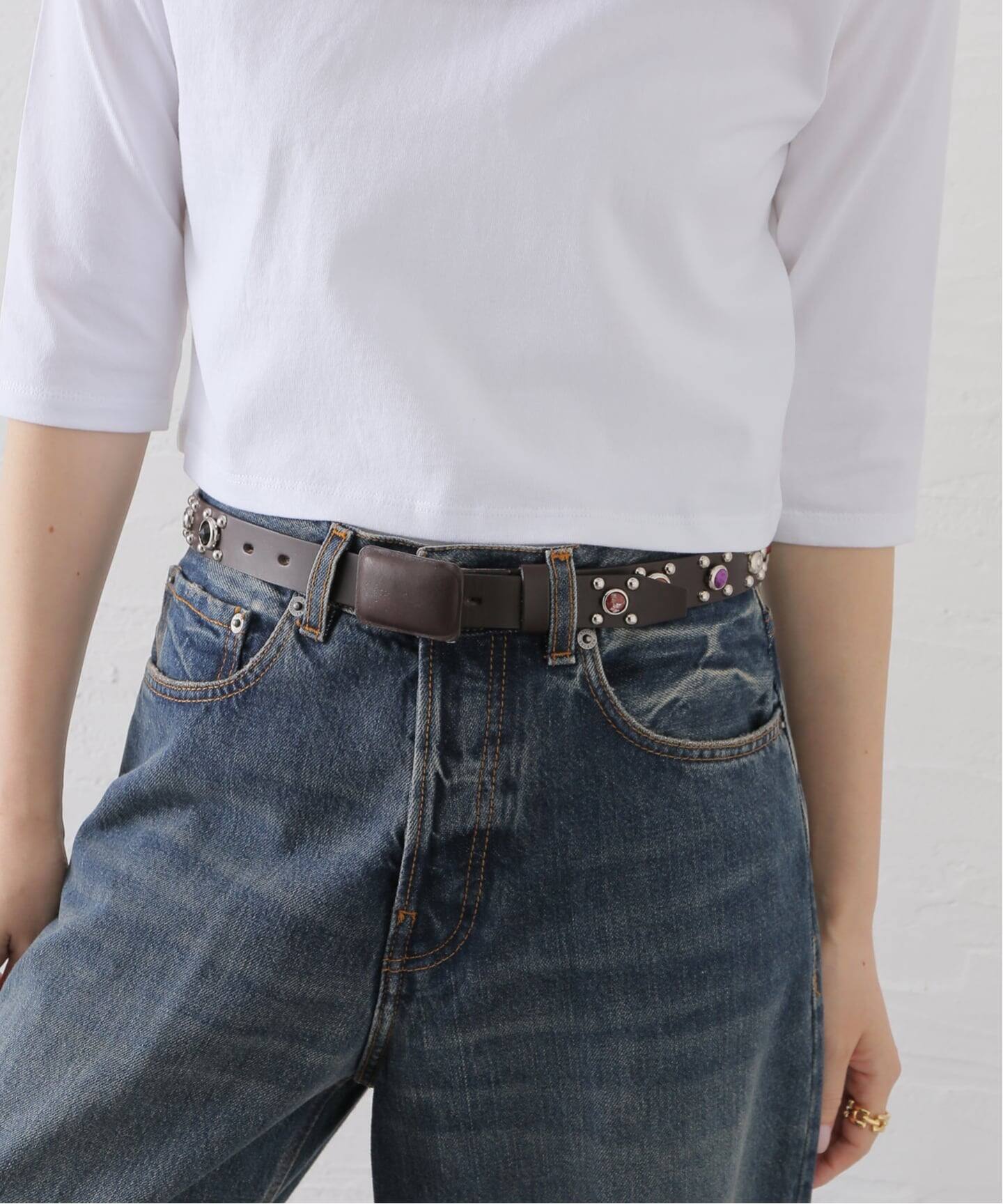 TANAKA THE BELT NARROW ST-193-BRMC：ベルト（ベルト）｜CITYSHOP