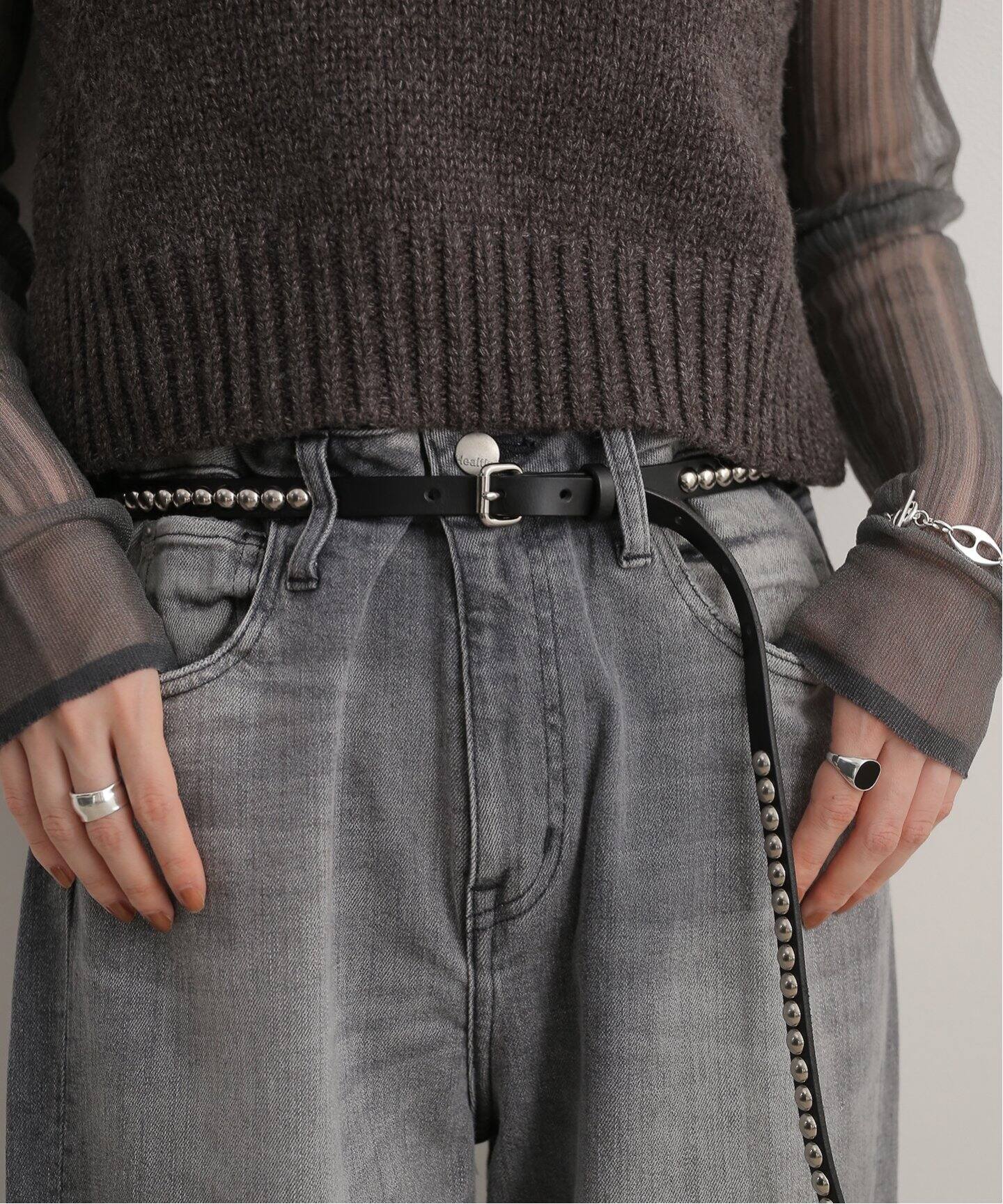 MASTER&Co. 別注ロングスタッズベルト (UNISEX)（ベルト）｜BOICE FROM  