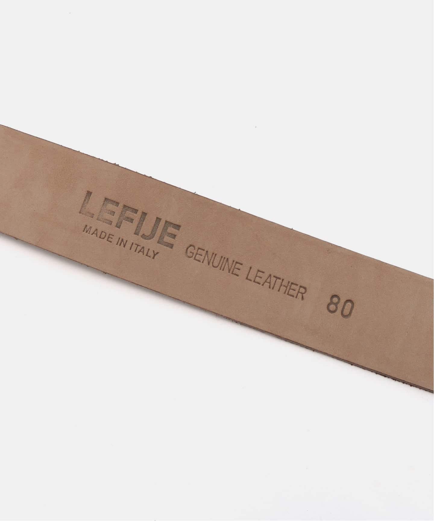 ラ トータリテ（La TOTALITE）/LEFIJE/レフィエ モチーフバックル スエードベルト LEFIJE/レフィエ モチーフバックル スエードベルト（ベルト）｜La