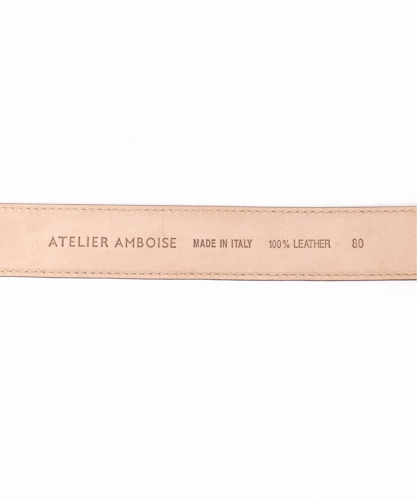 予約》ATELIER AMBOISE/アトリエ アンボワーズ Hバックルベルト