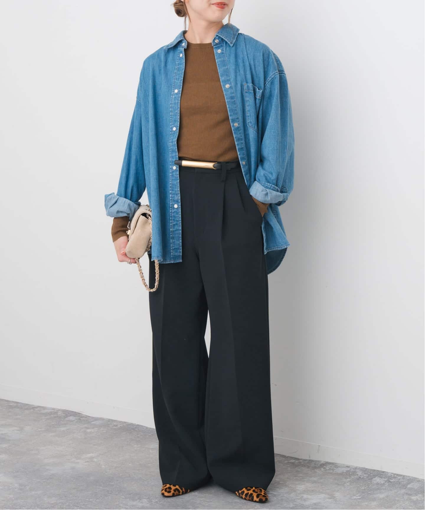 Spick 2024AW/ATELIER AMBOISEチューブベルト ブラック Spick 2024AW/ATELIER AMBOISEチューブベルト ブラック