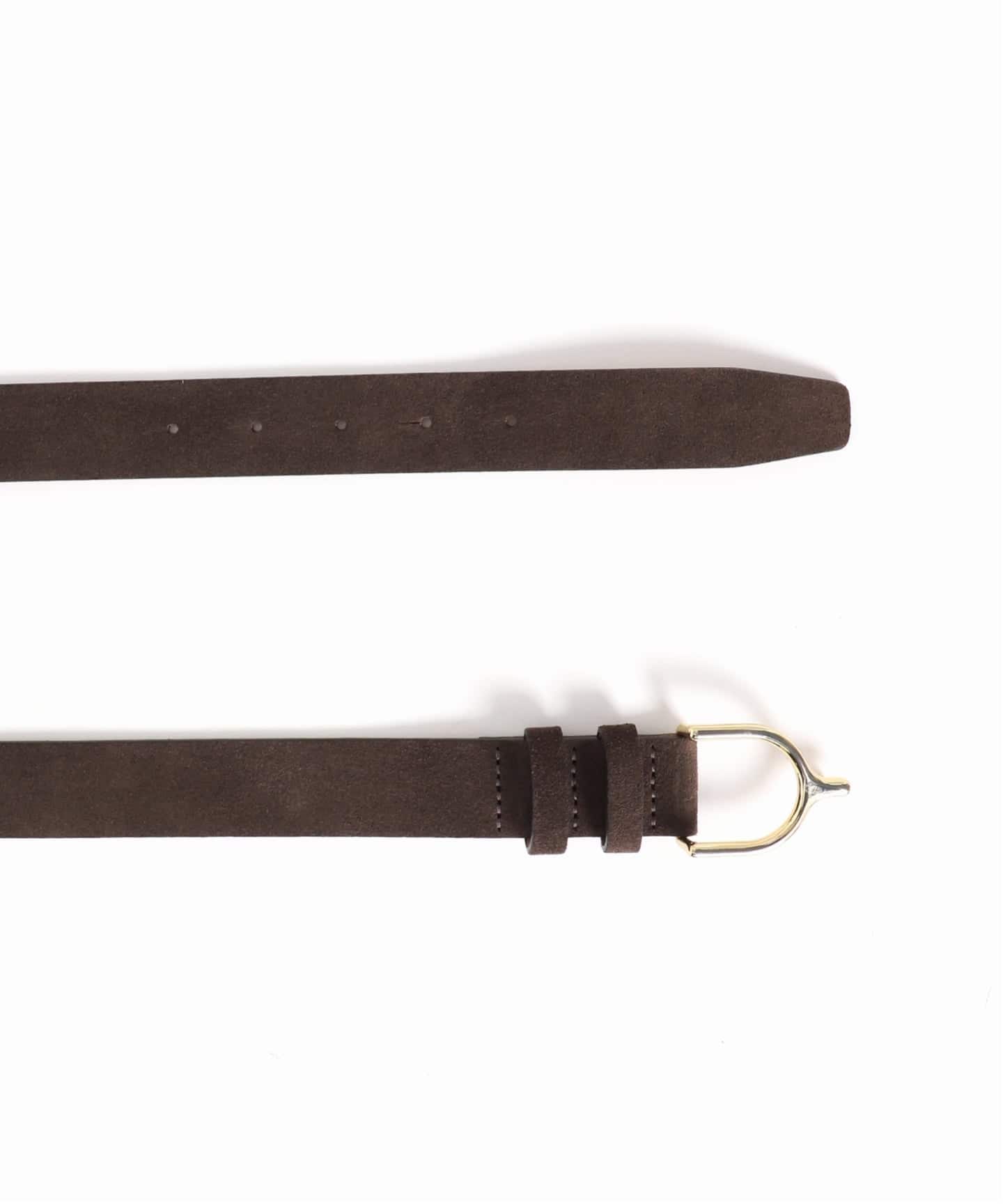 LEFIJE/レフィエ ラウンドバックルベルト スエード（ベルト）｜Spick