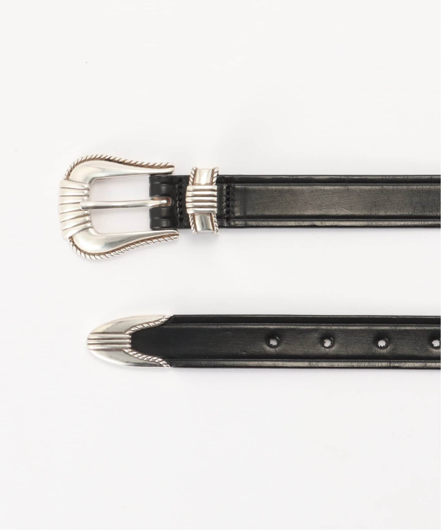 TORY LEATHER/トリーレザー 3-PIECE Silver Buckle Belt（ベルト