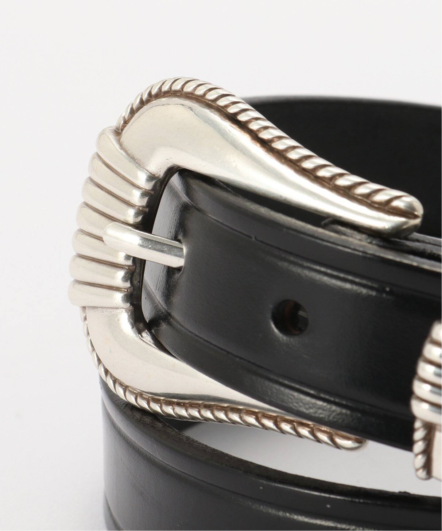 TORY LEATHER/トリーレザー 3-PIECE Silver Buckle Belt（ベルト