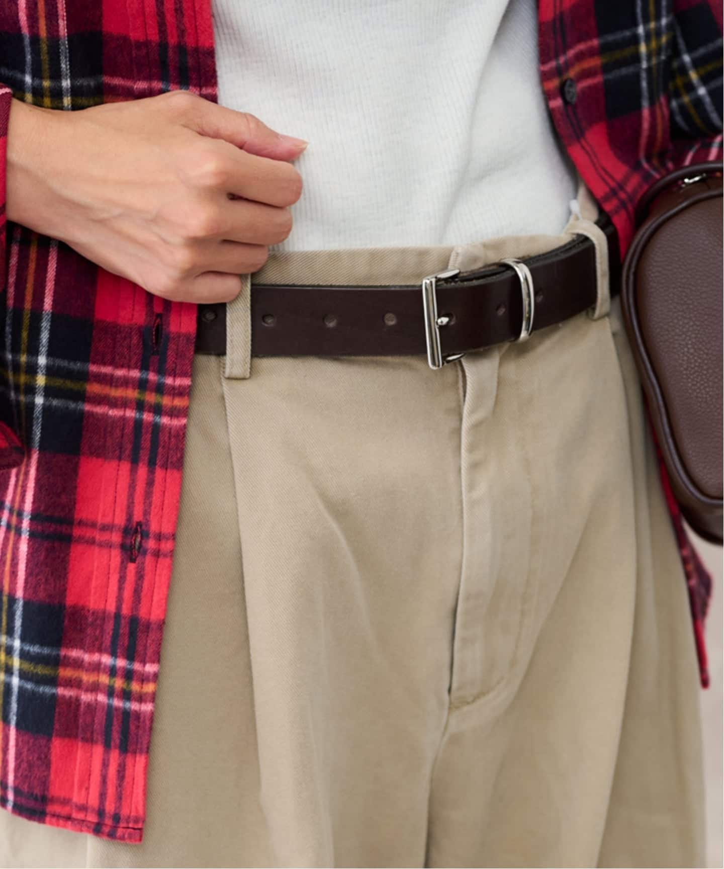 【新品未使用品】LOEFF ロエフ　ベルト LOEFF/ロエフ SQ/BKL LTR ベルト（ベルト）｜FRAMeWORK
