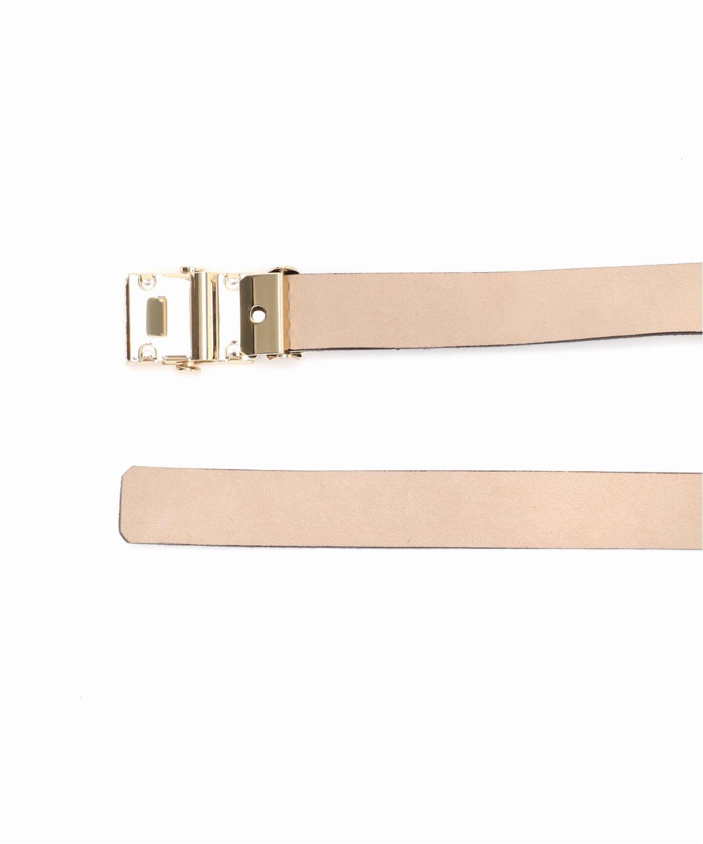 ≪追加≫LEFIJE/レフィエ ガチャベルト 2CM スウェード Goldバックル