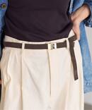 ≪追加≫LEFIJE/レフィエ ガチャベルト 2CM スウェード Goldバックル