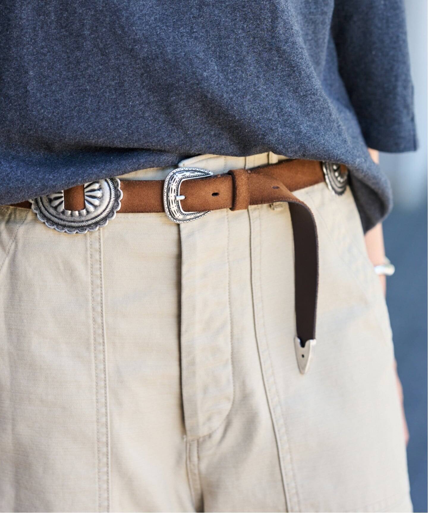 PUNTOVITA / プントヴィータ CONCHO BELT BIG（ベルト
