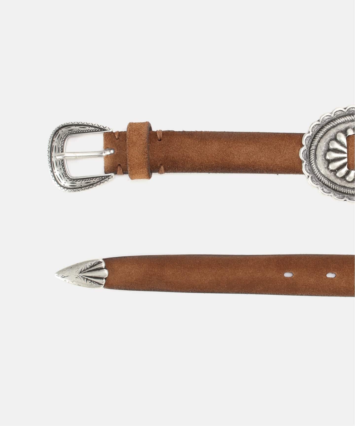 未使用　PUNTOVITA/プントヴィータ　CONCHO BELT ベルト　茶 ≪追加≫PUNTOVITA/プントヴィータ CONCHO BELT BIG 2（ベルト