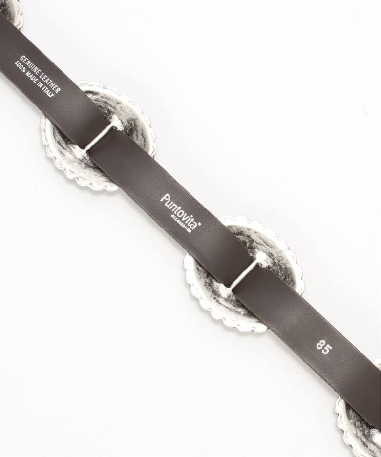 ≪追加≫PUNTOVITA/プントヴィータ CONCHO BELT BIG 2（ベルト 