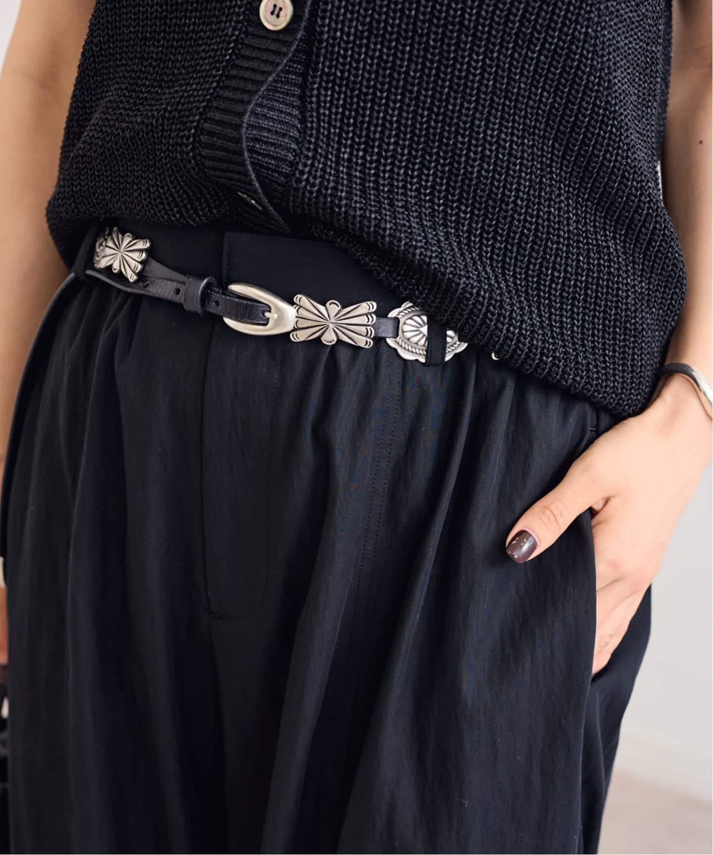 ≪追加≫PUNTOVITA / プントヴィータ 別注CONCHO ベルト 3（ベルト