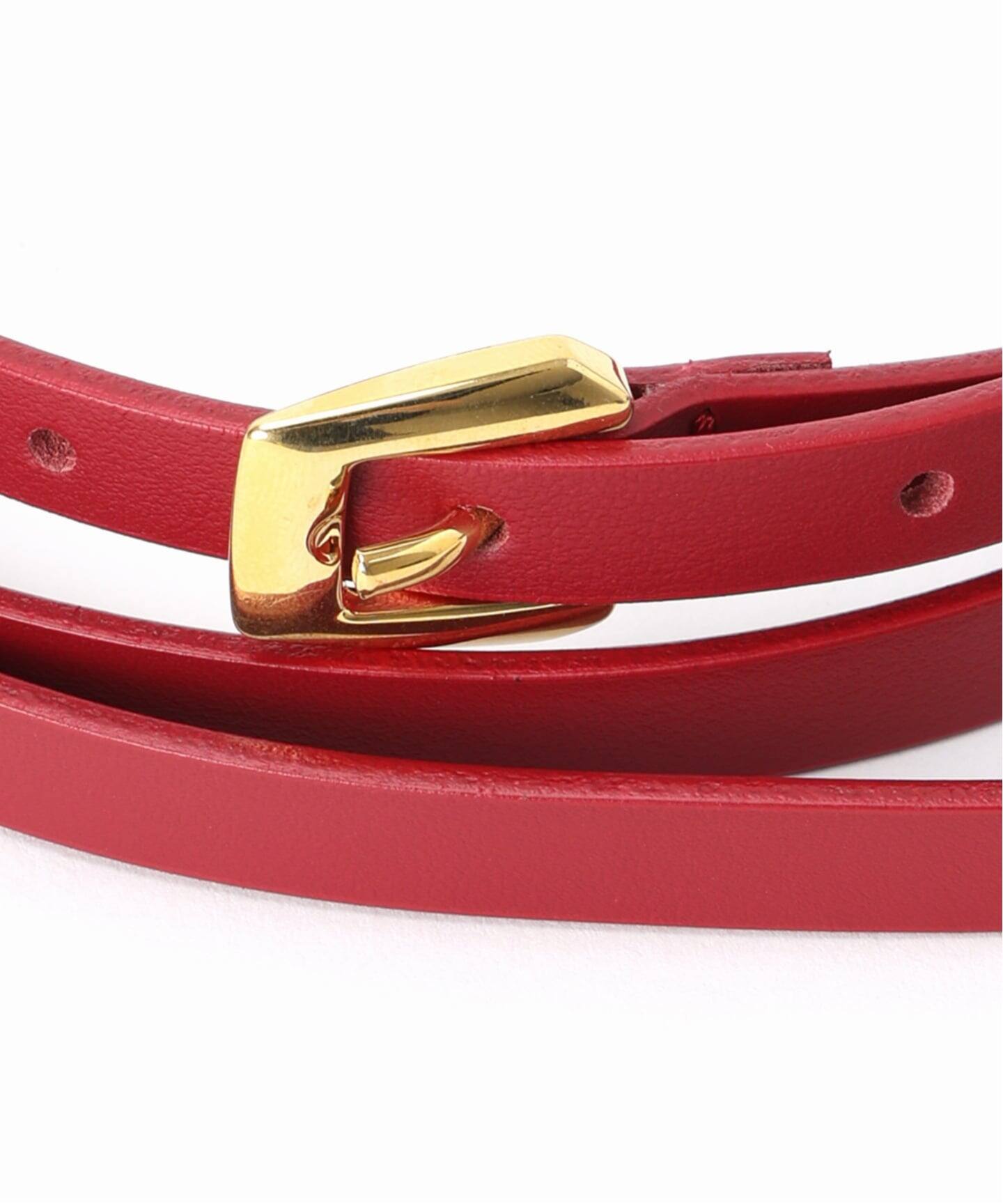 【美品】アトリエアンボワーズ ベルト ATELIER AMBOISE/アトリエ アンボワーズ 細ベルト（ベルト）｜NOBLE