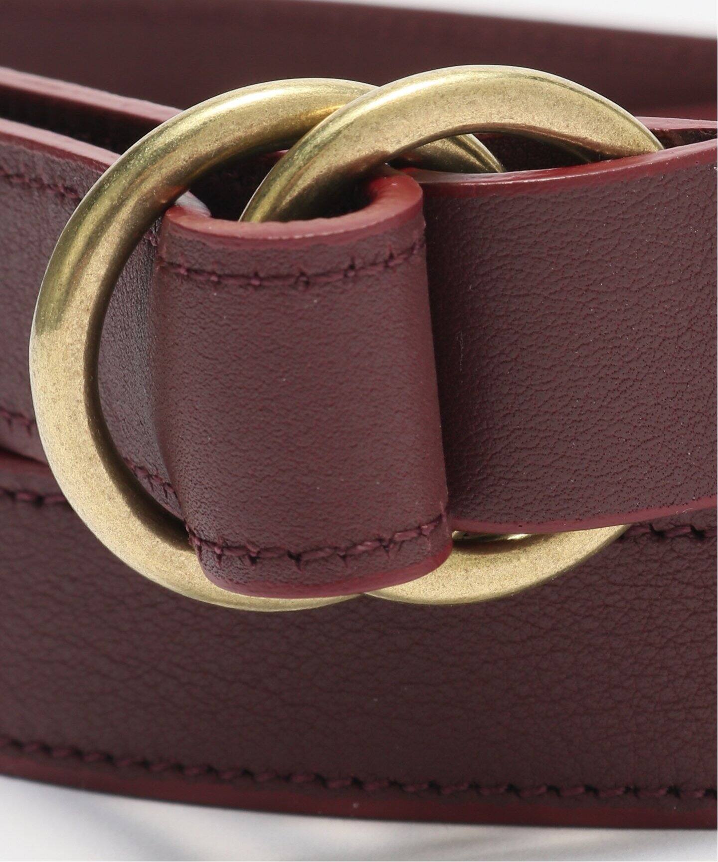 AURALEE (オーラリー) DOUBLE RING BUCKLE BELT A25SB06RP-M（ベルト  