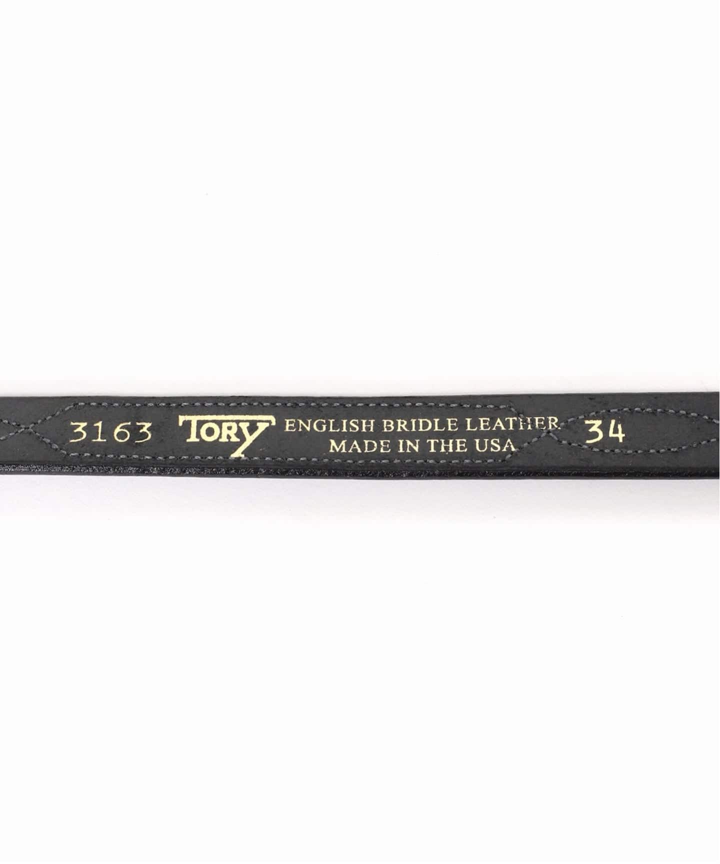 TORY LEATHER / トリーレザー 417別注 3/4inch REPEATED STITCH BELT