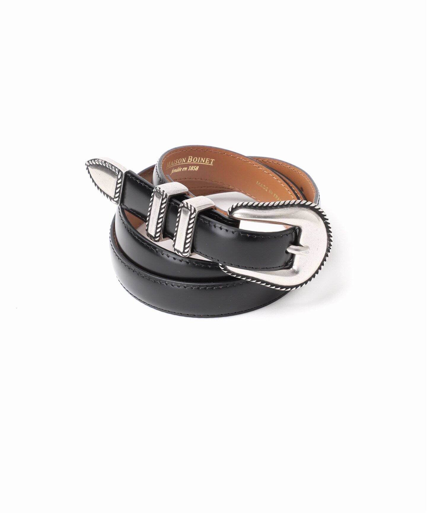 MAISON BOINET/メゾンボワネ】20MM WESTERN BELT：ベルト（ベルト 