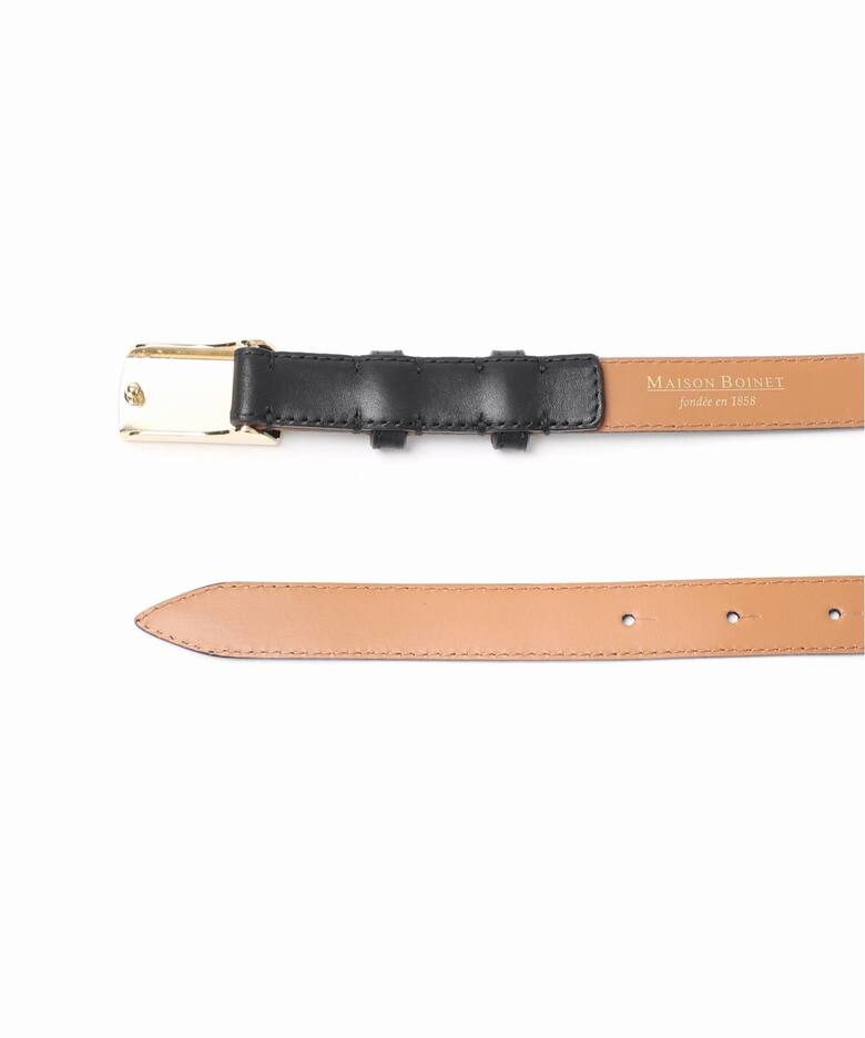 MAISON BOINET/メゾンボワネ】20MM BELT IN NAPPA:ベルト（ベルト 