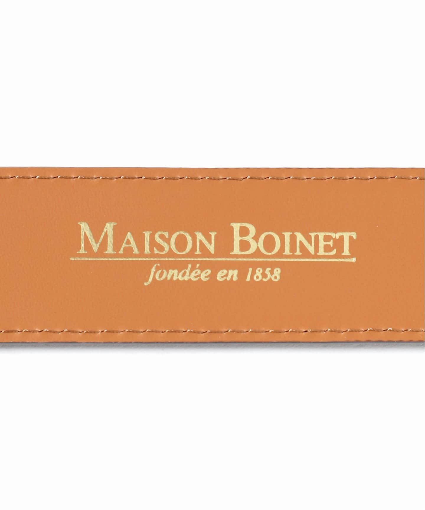 追加6》【MAISON BOINET】30 mm belt in nappa leather lined