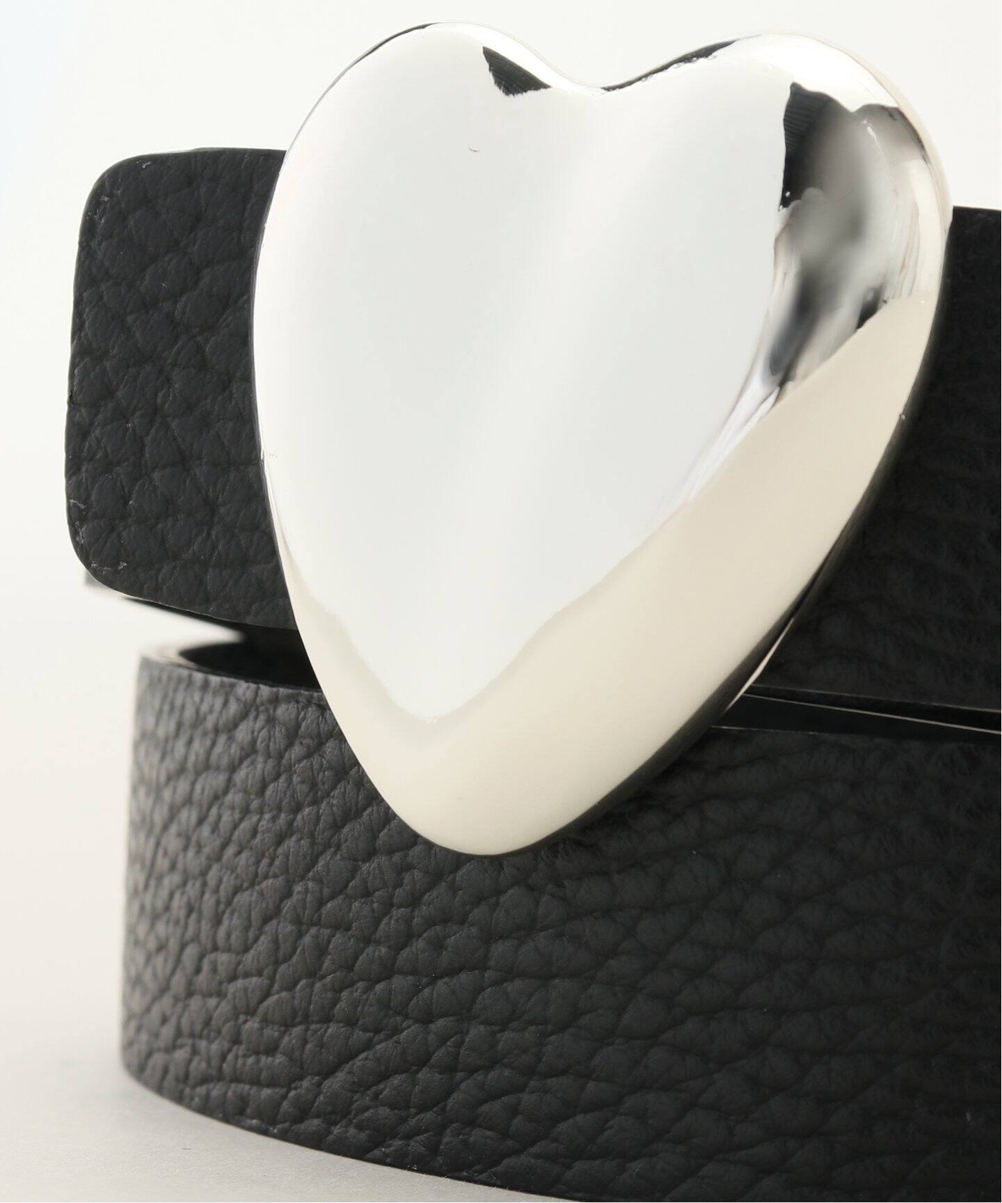 【超美品】A VACATION リバーシブルハートベルト　シルバー A VACATION HEART SILVER BELT[UW44-HEART30]｜URBAN RESEARCH
