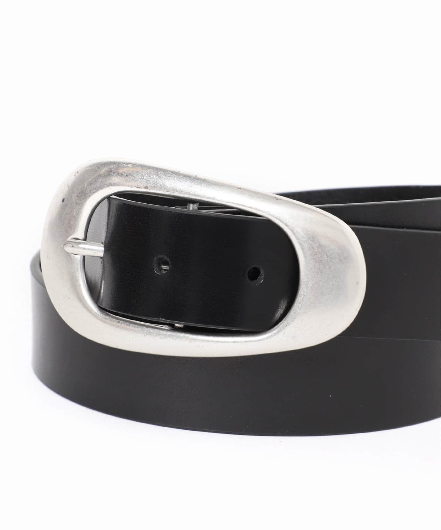 【LEFIJE/レフィエ】楕円バックルベルト　ブラック LEFIJE/レフィエ】バックルベルト（ベルト）｜JOURNAL STANDARD