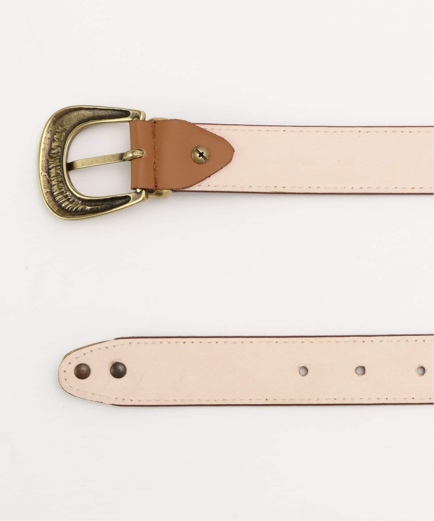 新品 イタリア製 オウレンティレザーベルト 定価12100  バックルゴールド JOURNAL STANDARD L'ESSAGE｜【AULENTTI/オウレンティ】GOLD