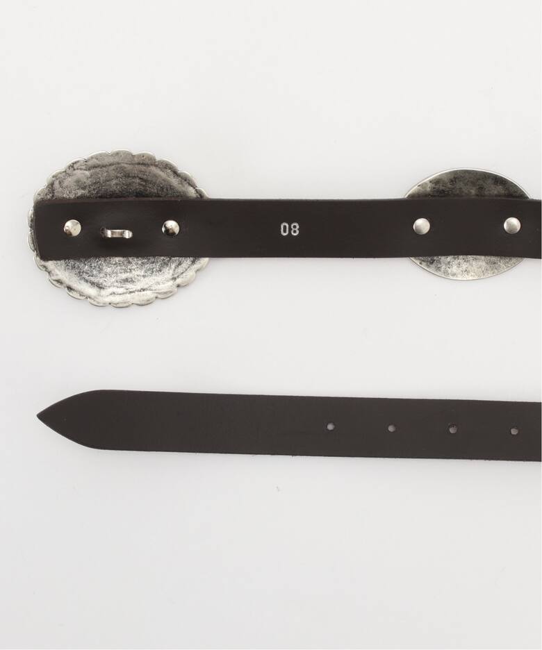 PUNTOVITA/プントヴィータ】BIG CONCHO BELT（ベルト）｜Deuxieme  