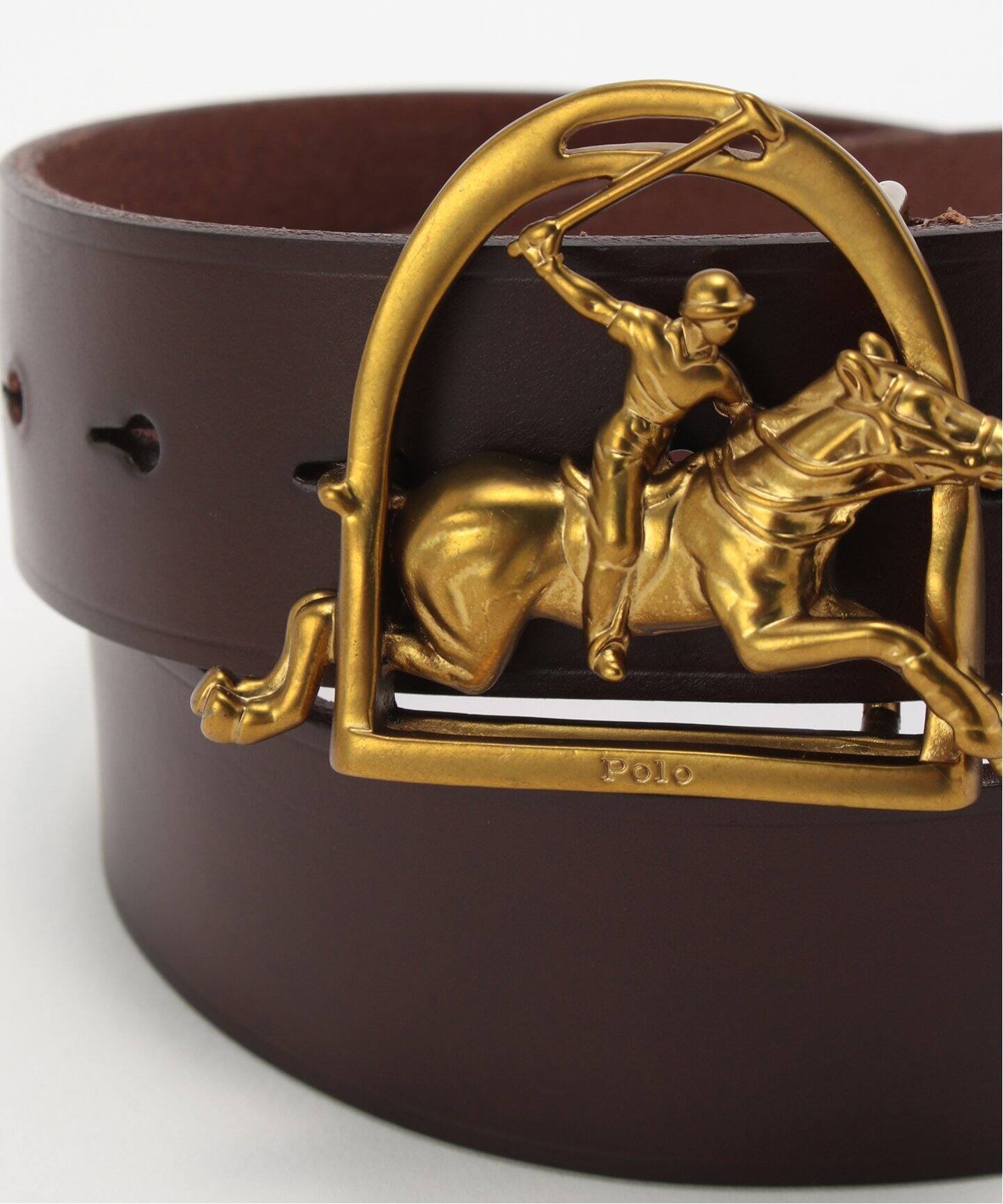 POLO Ralph Lauren ラルフローレン ロゴ ベルトゴールドバックル POLO RALPH LAUREN/ポロ ラルフ ローレン】ベルト（ベルト