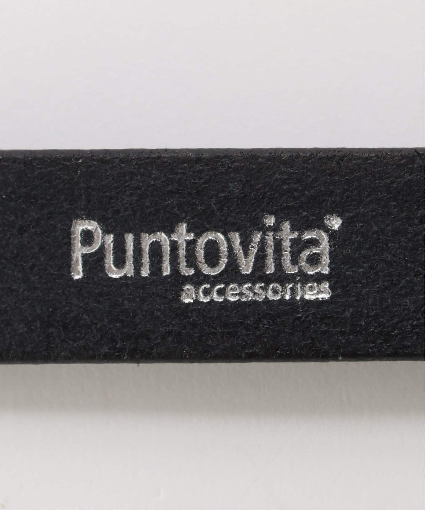 PUNTOVITA/プントヴィータ】 BLACK CONCHO BELT（ベルト）｜L