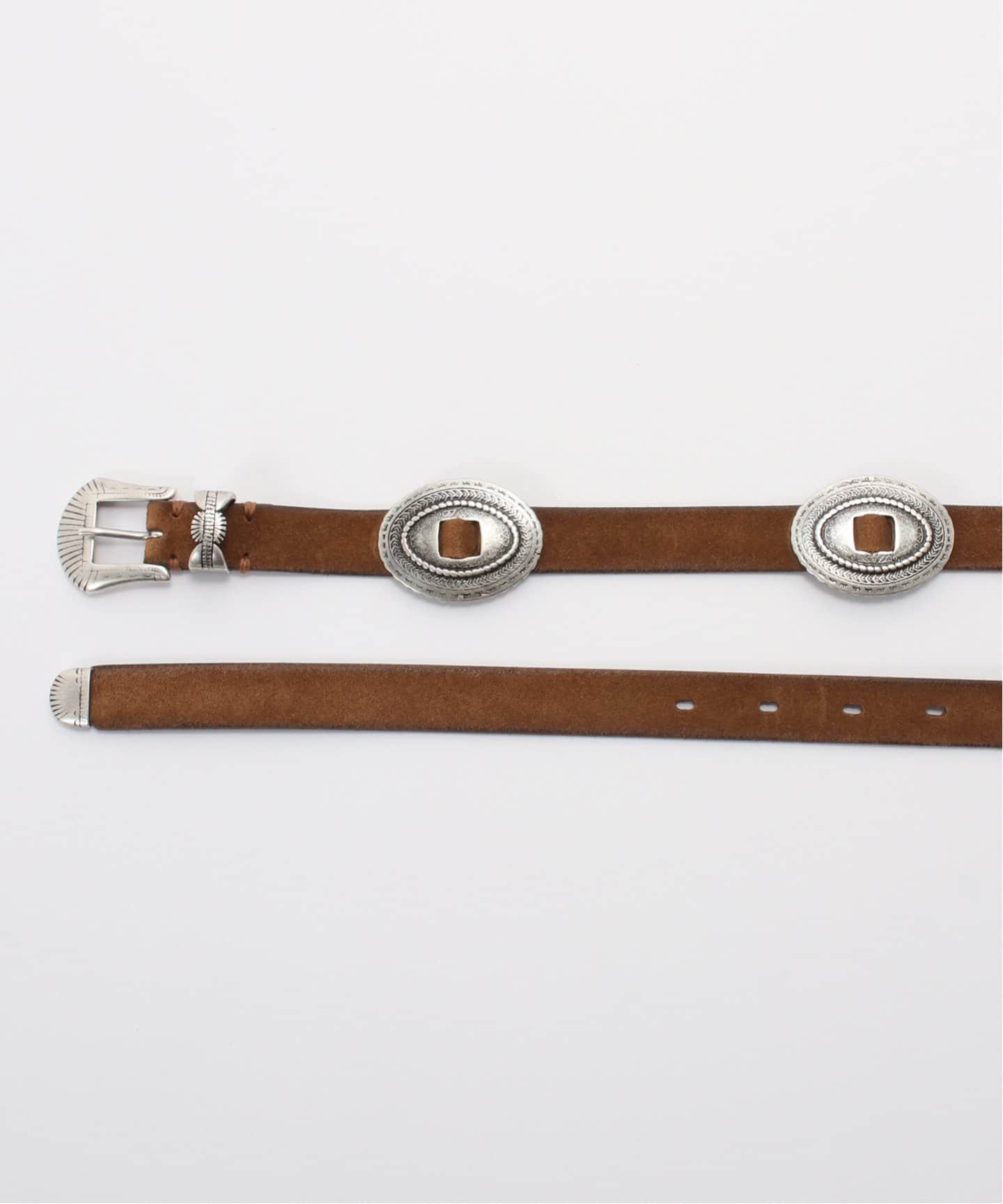 PUNTOVITA/プントヴィータ】CONCHO SUEDE BELT（ベルト）｜AP