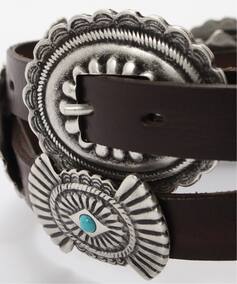 PUNTOVITA/プントヴィータ】CONCHO LEATHER BELT（ベルト）｜AP STUDIO