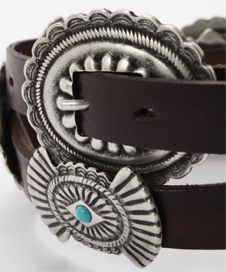 PUNTOVITA/プントヴィータ】CONCHO LEATHER BELT（ベルト）｜AP STUDIO  