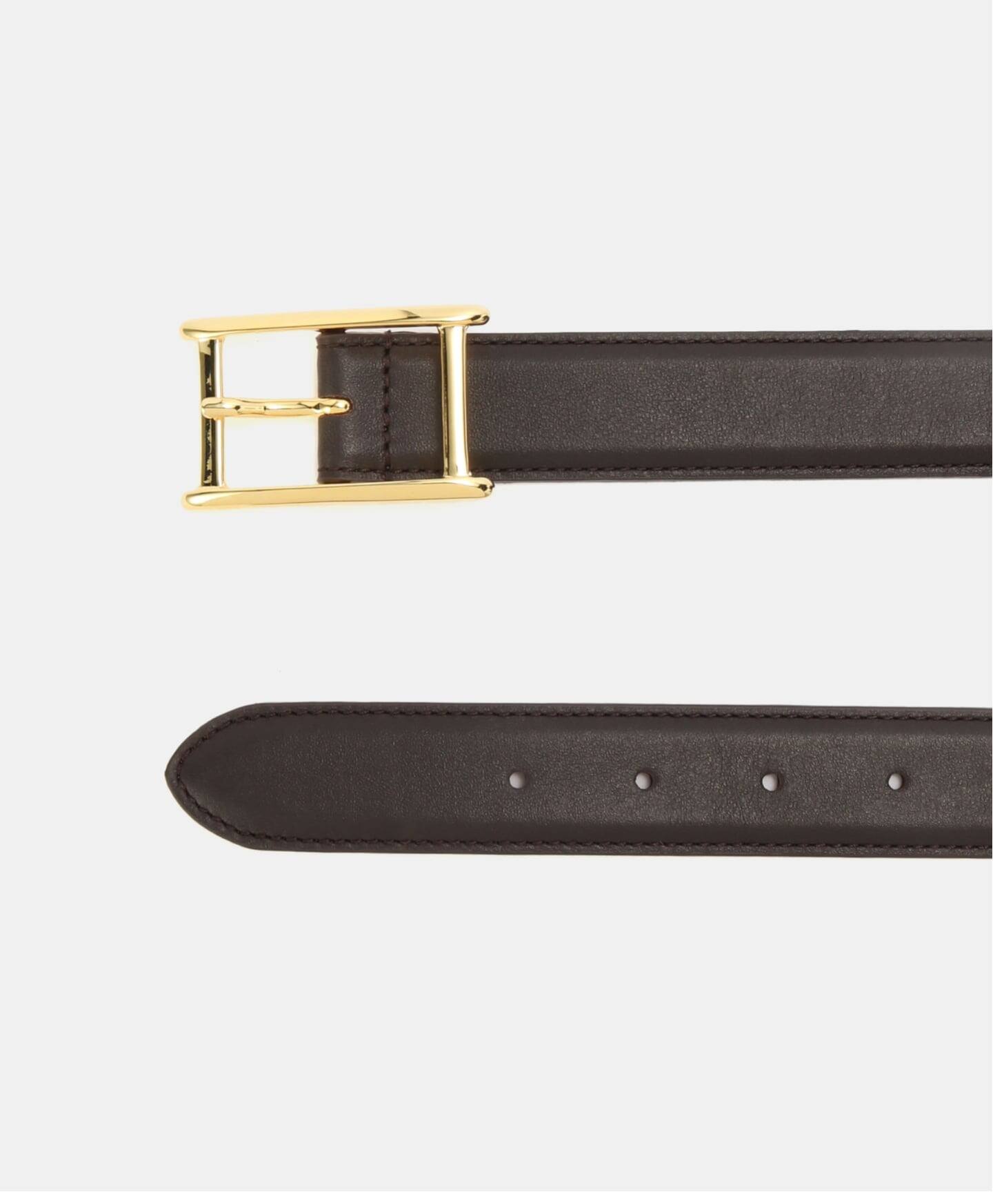 【CONTE別注】<ATELIER AMBOISE>ゴールド バックル ベルト 別注】＜ATELIER AMBOISE for conte＞WILLER ゴールドカラー