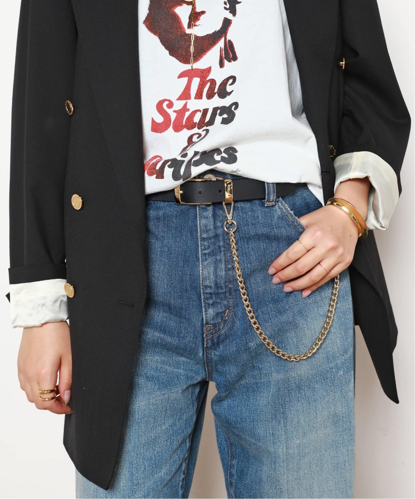 【LEFIJE/レフィエ】別注2wayチェーンレザーベルト LEFIJE/レフィエ】別注2wayチェーンレザーベルト（ベルト）｜AP