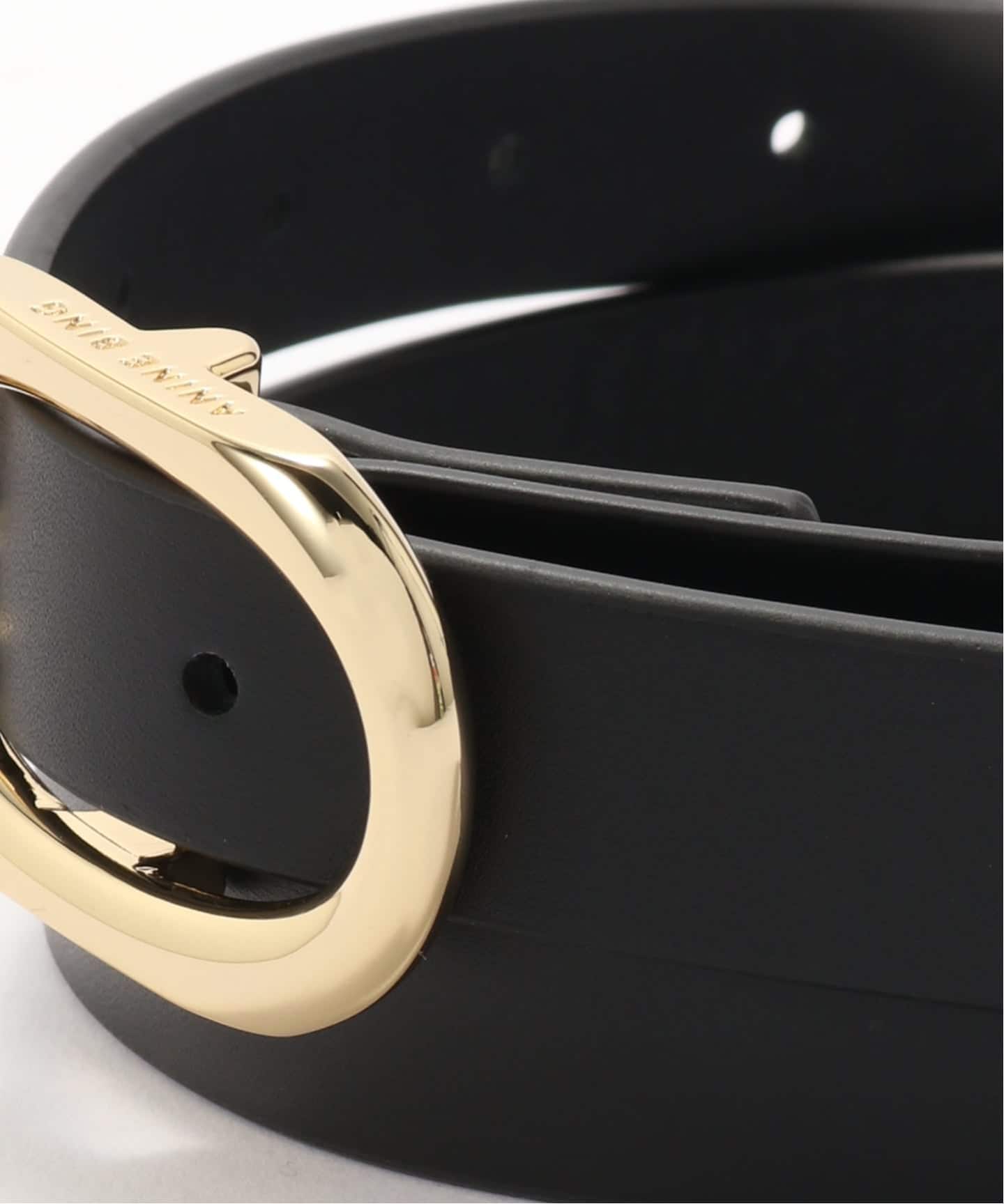 Deuxieme Classe ANINE BING VERITY ベルト ANINE BING Small Signature Link Belt - Black