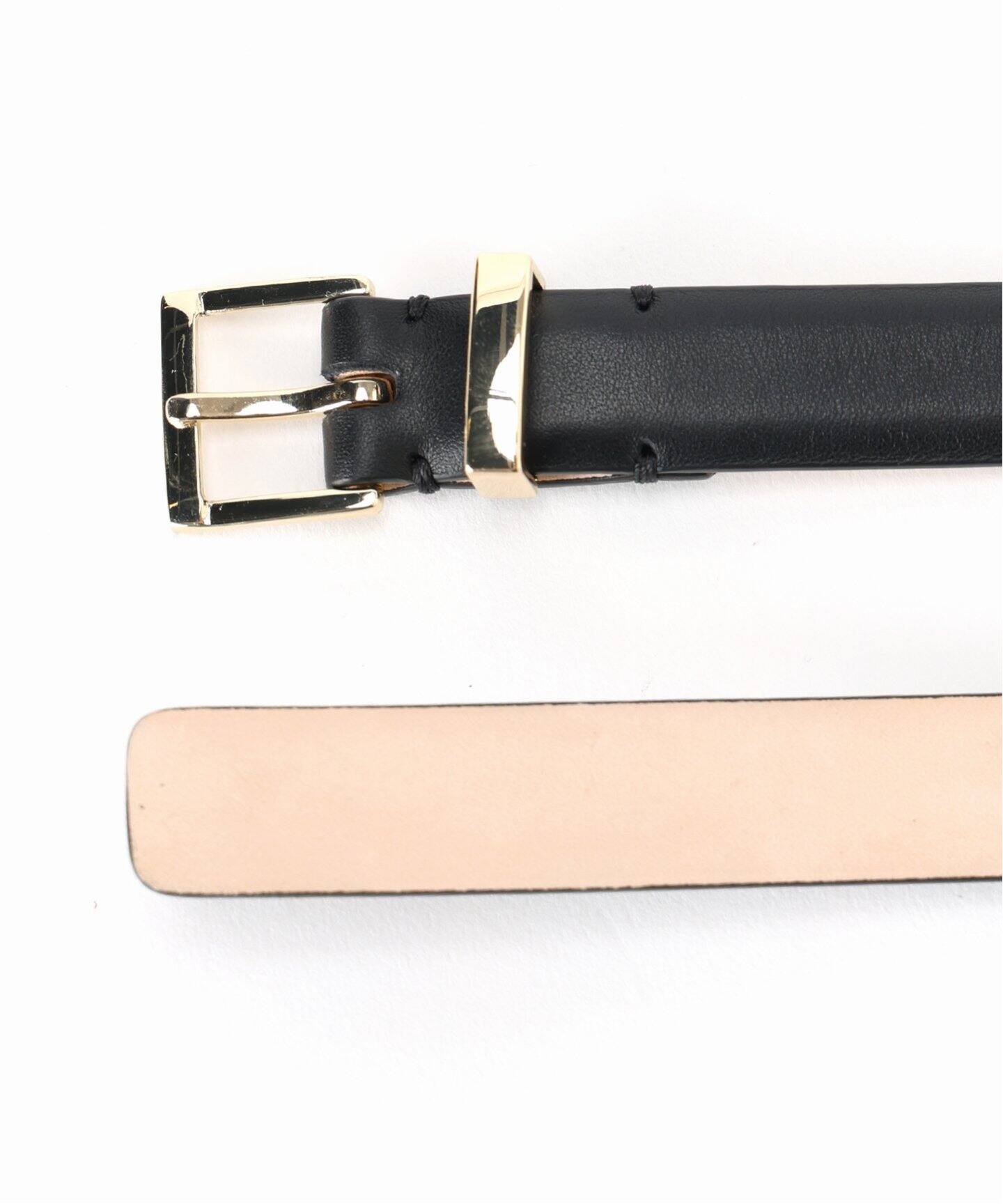 Manuela    革ベルト　ゴールド金具　美品 予約》MANUELA/マヌエラ 20mm LEATHER BELT（ベルト）｜IENA