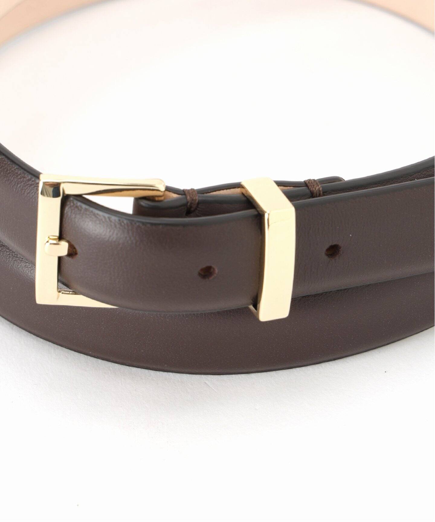 Manuela    革ベルト　ゴールド金具　美品 予約》MANUELA/マヌエラ 20mm LEATHER BELT（ベルト）｜IENA