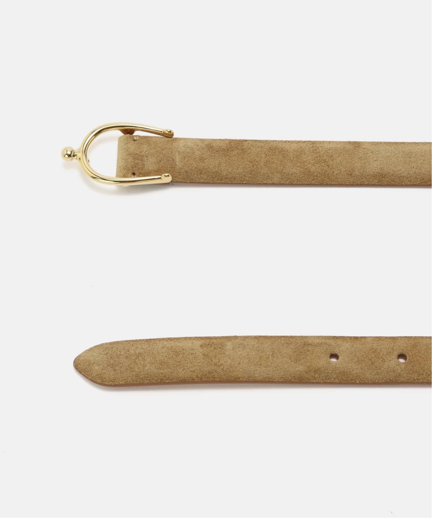 MANUELA/マヌエラ seude belt GOLD MN23S-11SU（ベルト）｜IENA