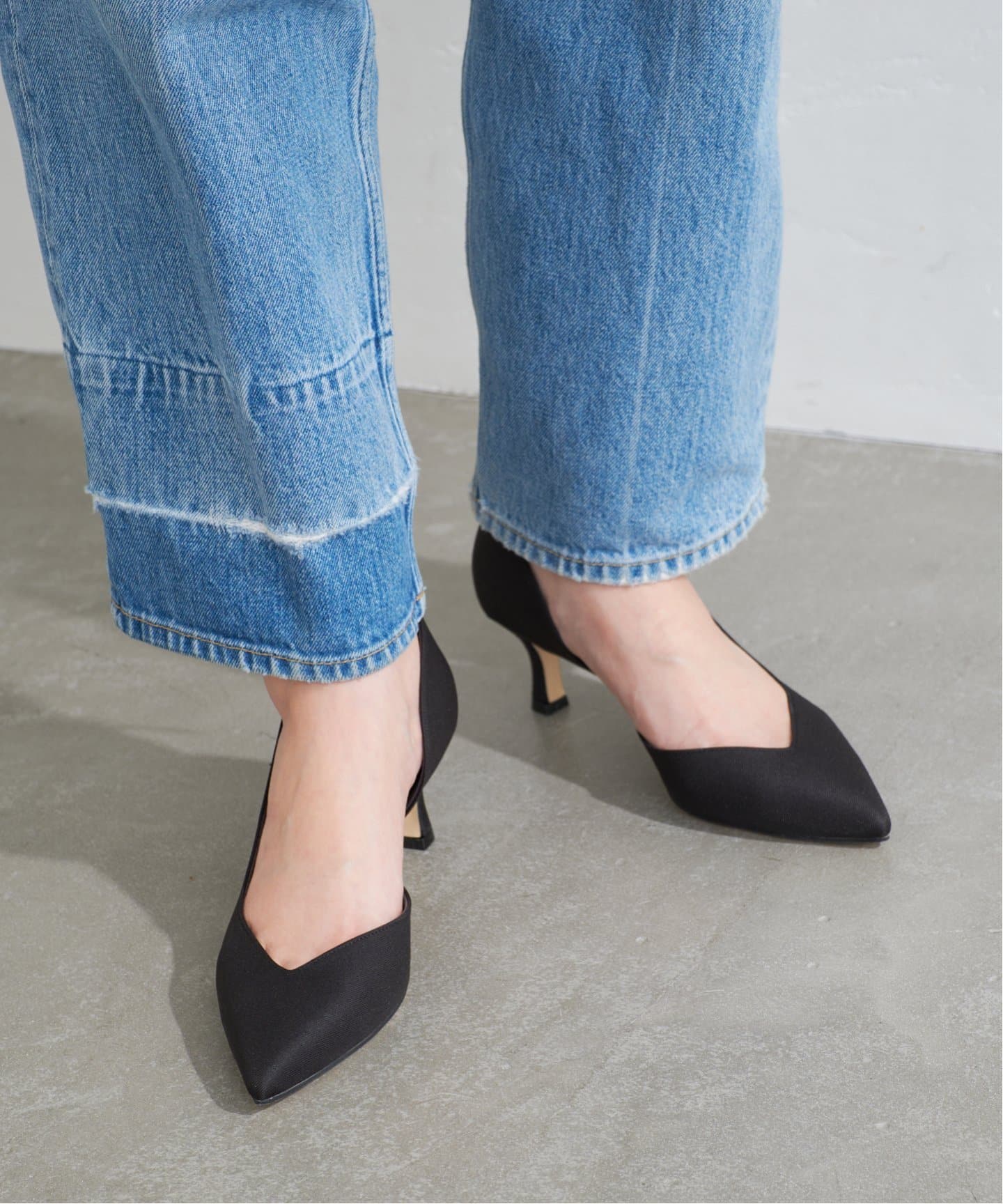 ルタロン（LE TALON）/≪追加≫5．5cmVカットサイドオープン ≪追加≫5.5cmVカットサイドオープン（パンプス）｜LE TALON（ル