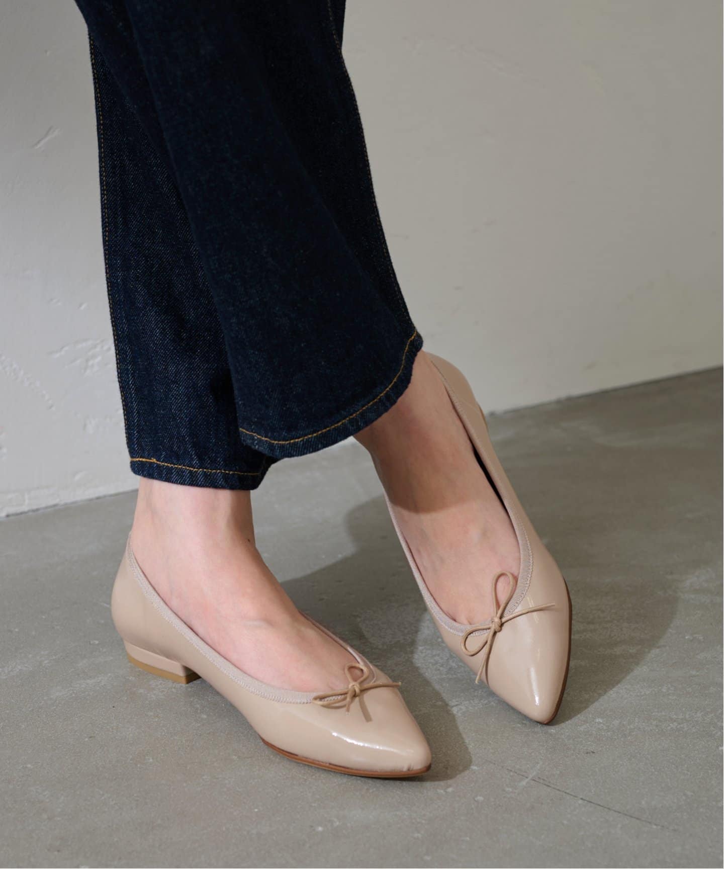 ≪追加≫ポインテッドエナメルバレエ（バレエシューズ）｜LE