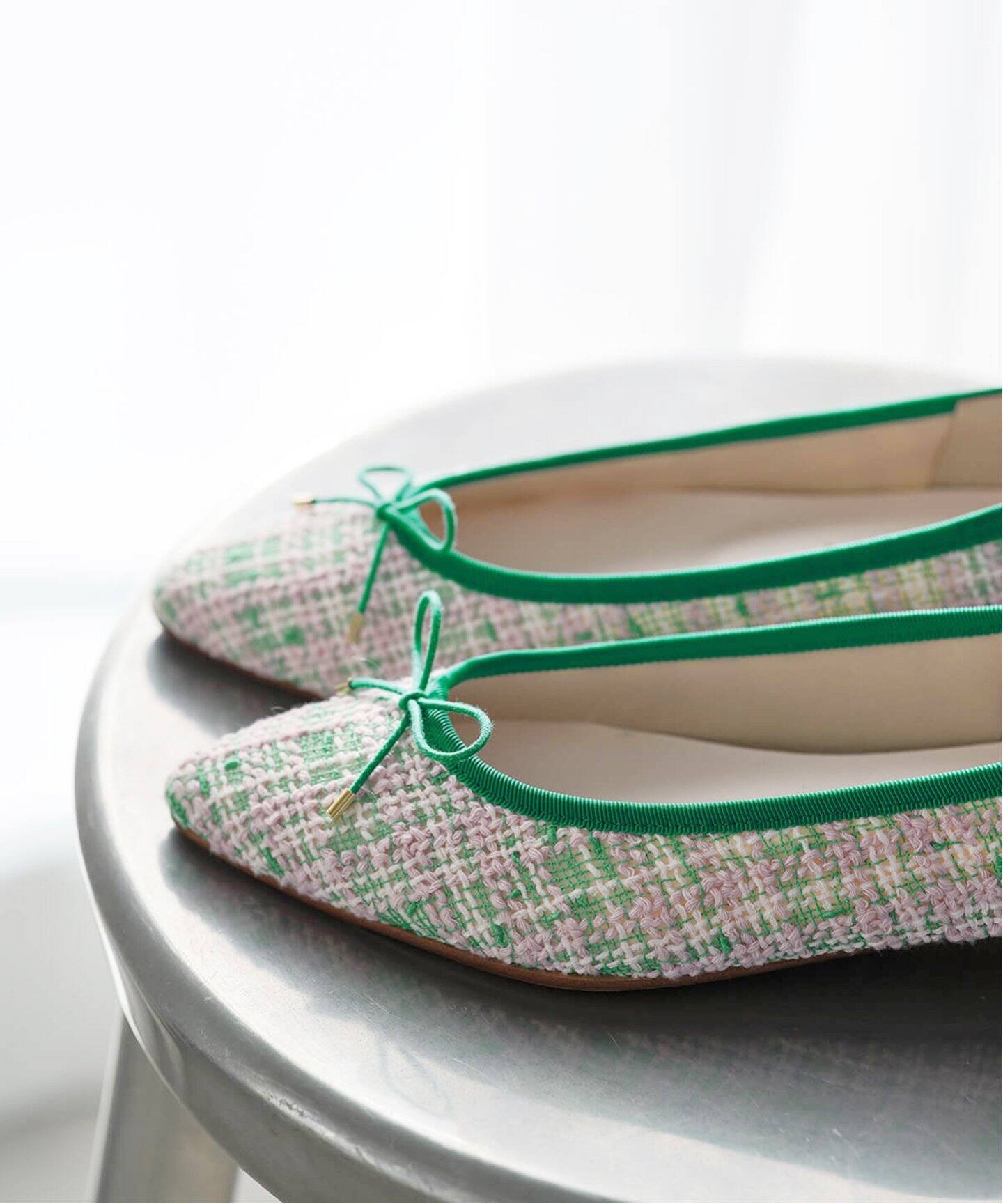 ポインテッドツイードバレエ（バレエシューズ）｜LE TALON（ル タロン