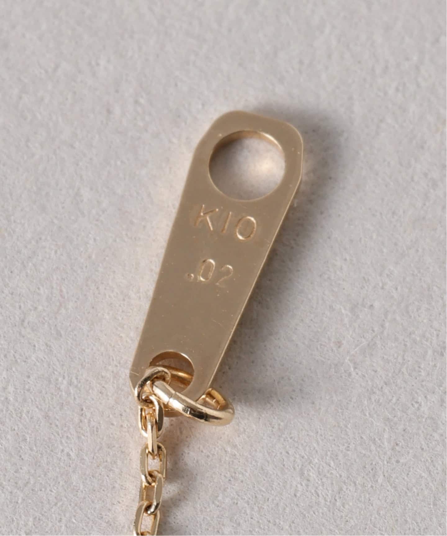 WEB限定》デュアルチェーンダイヤネックレス K10（ネックレス）｜Lilas