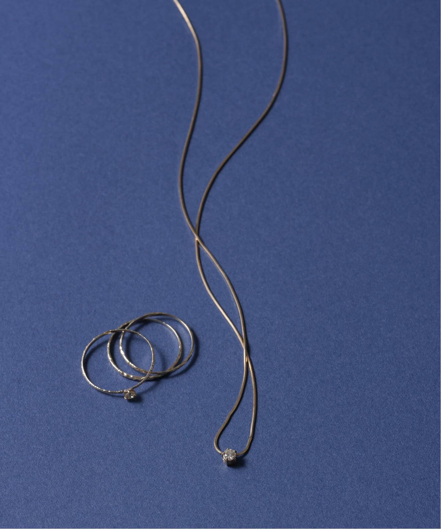 10thコンパクトチェーンダイヤネックレス K10（ネックレス）｜Lilas