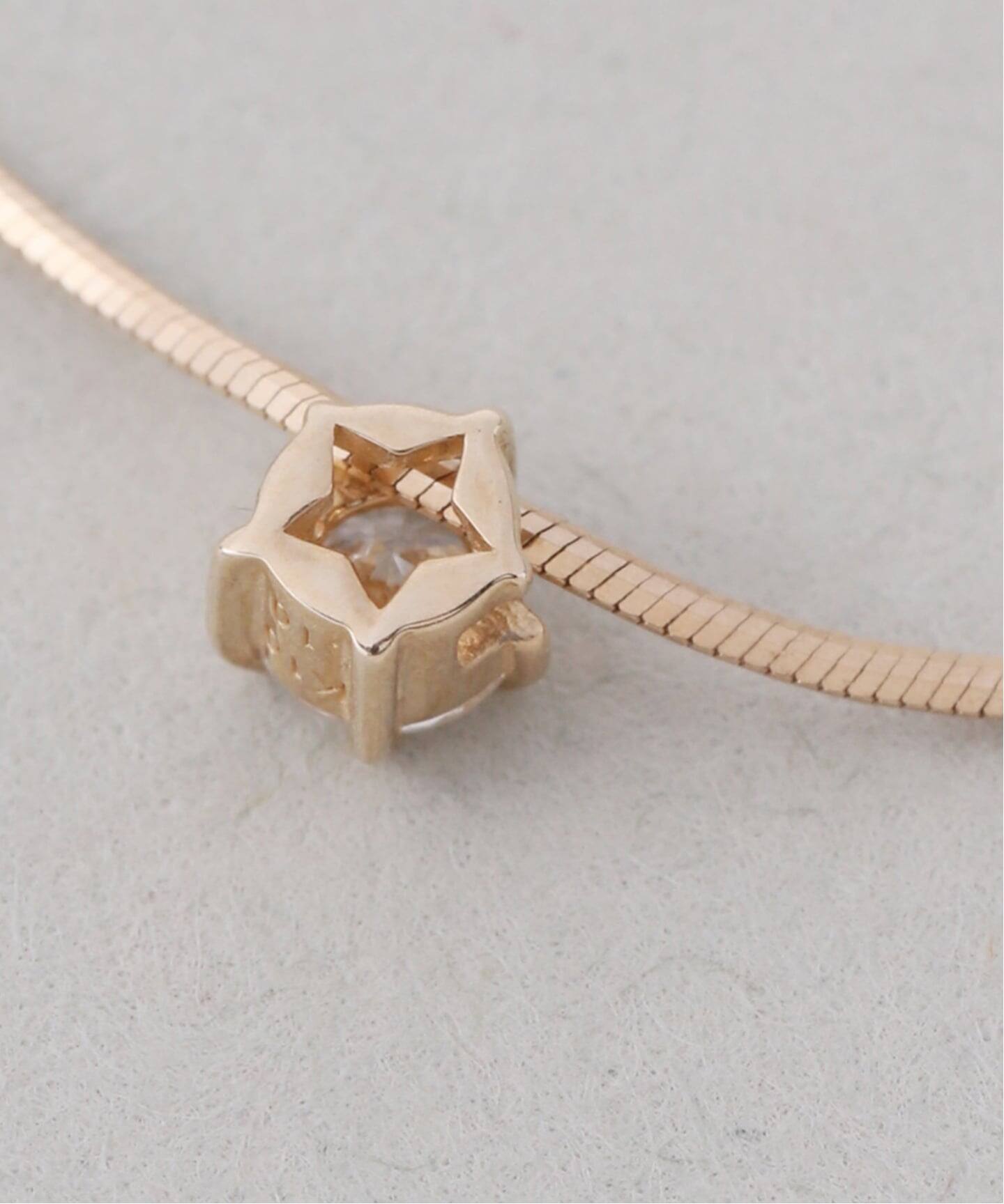 10thコンパクトチェーンダイヤネックレス K10（ネックレス）｜Lilas