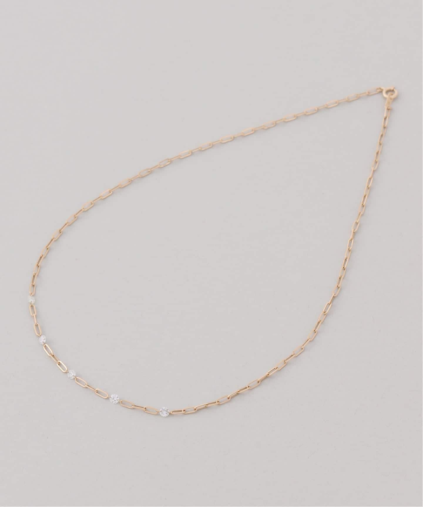 LILI　k18チェーン　5g K18 イエローゴールド ミラーカットチェーン ネックレス（0304