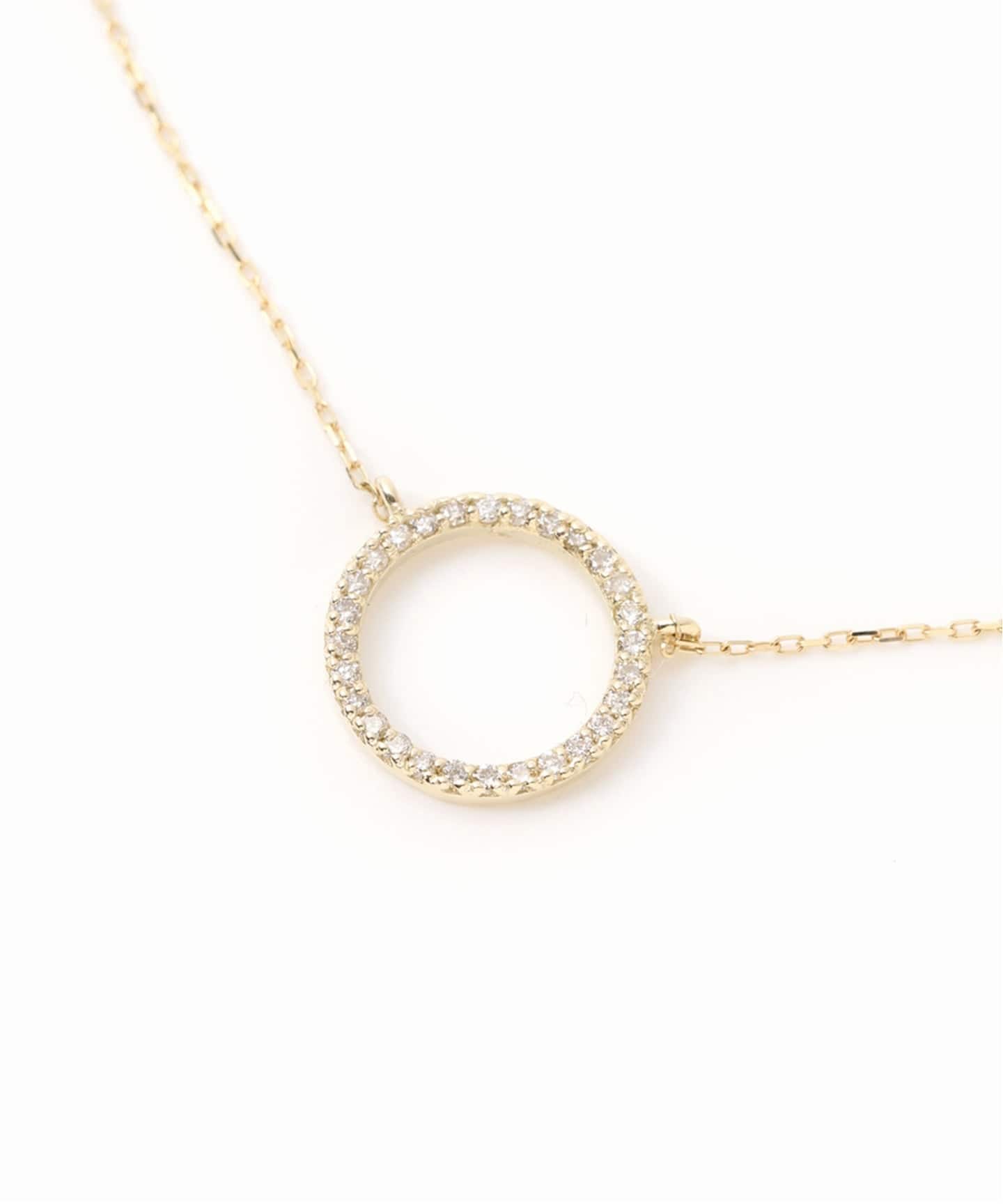 サークルダイヤネックレス K10（ネックレス）｜Lilas（リラ）の通販