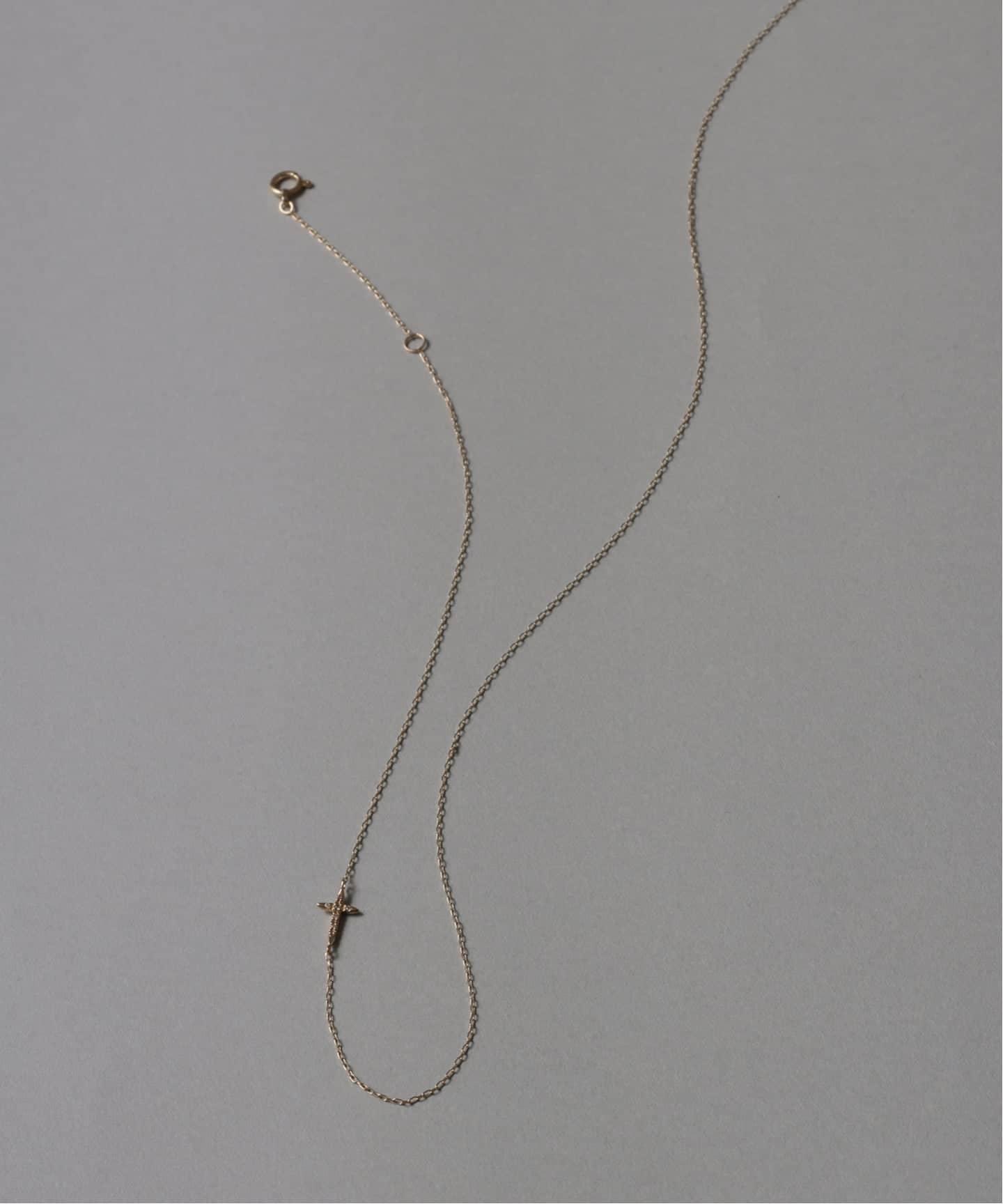 クロスダイヤネックレス K10(ネックレス)|Lilas(リラ)の通販 クロスダイヤネックレス K10(ネックレス)|Lilas(リラ)の通販