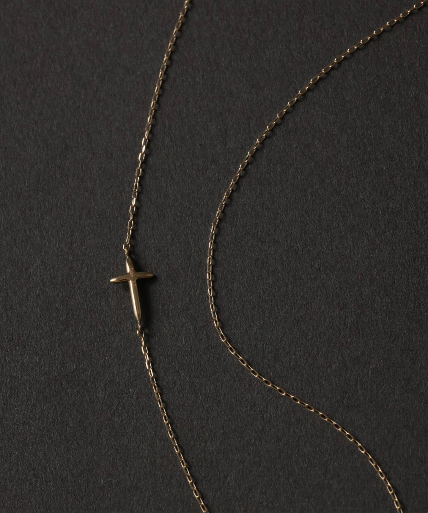 クロスダイヤネックレス K10（ネックレス）｜Lilas（リラ）の通販