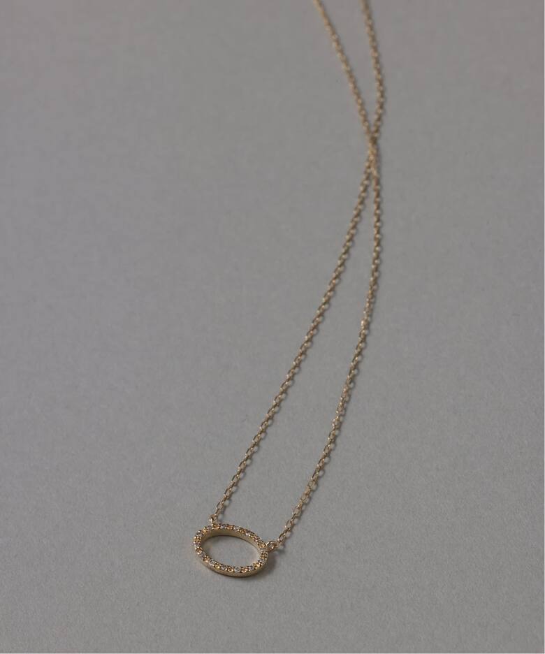 オーバルダイヤネックレス K10（ネックレス）｜Lilas（リラ）の通販 