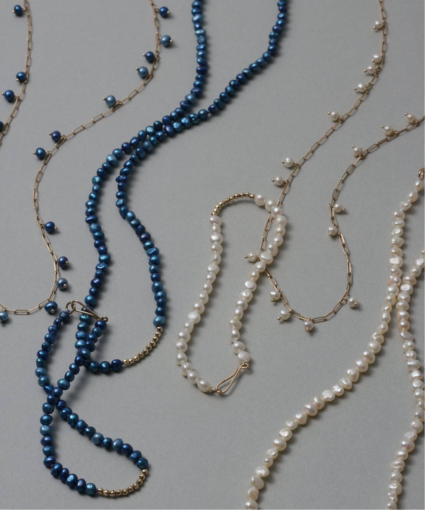 ミラーボール*サザレパールネックレス K10（ネックレス）｜Lilas（リラ