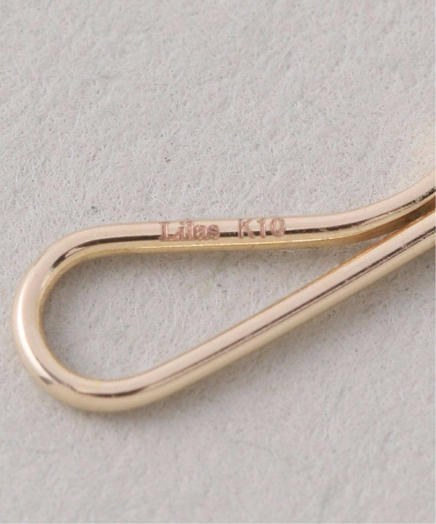 予約》ミラーボール*サザレパールネックレス K10（ネックレス）｜Lilas